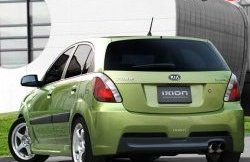 14 599 р. Задний бампер Ixion KIA Rio ( 2 JB, 4 FB) (2005-2023) (Неокрашенный) с доставкой в г. Ростов‑на‑Дону. Увеличить фотографию 1